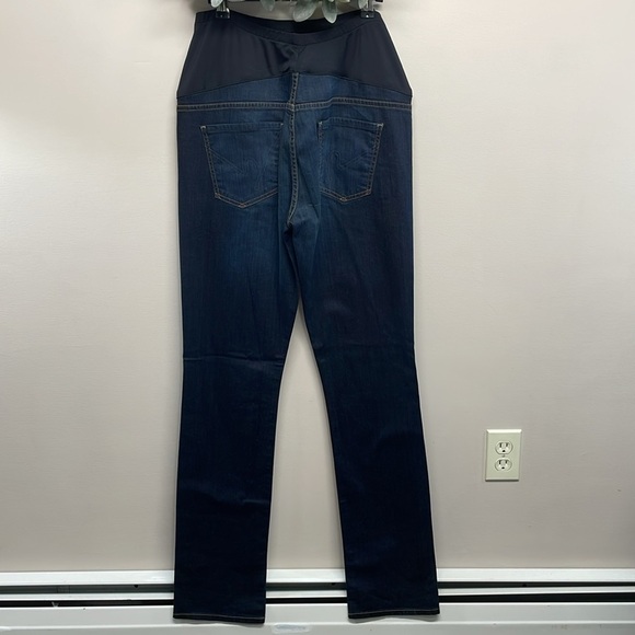 Citizens Of Humanity Maternity Jeans Ava Straight Leg Belly Panel Faith 32 - Picture 5 of 16